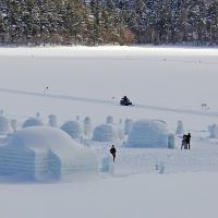 Atelier de construction d'igloo